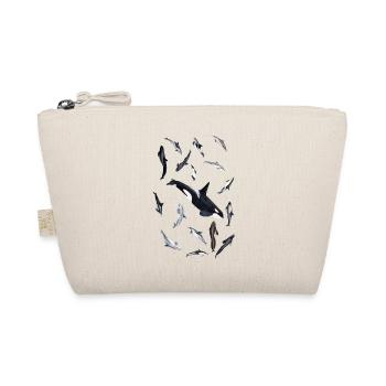 Dolphins and orca - Dolphins all around - Dauphins - Organic Pouch - nature - Front