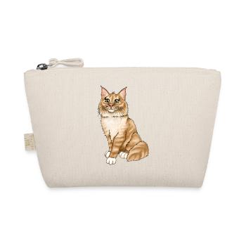 Rote Katze norwegische Waldkatze Illustration - Bio-Täschchen - Natur - Vorne