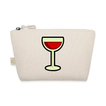 Wine Glass Bottle Wine Bottle1 - Organic Pouch - nature - Front