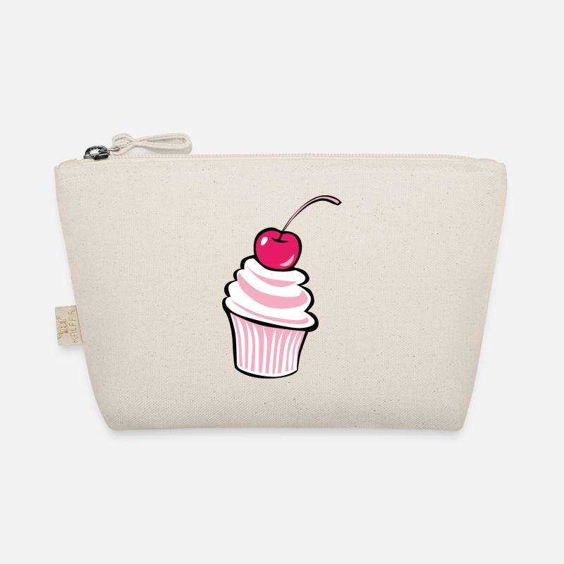 Kirsche Cupcake - Design! Bio-Täschchen