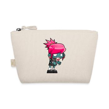 Zombie Girl Geschenkidee Sonderangebot Geschenk - Bio-Täschchen - Natur - Vorne