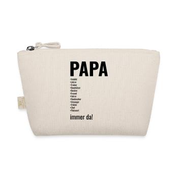 Papa, Vater, Dad, Daddy, Väter, Vatertag besterdad - Bio-Täschchen - Natur - Vorne