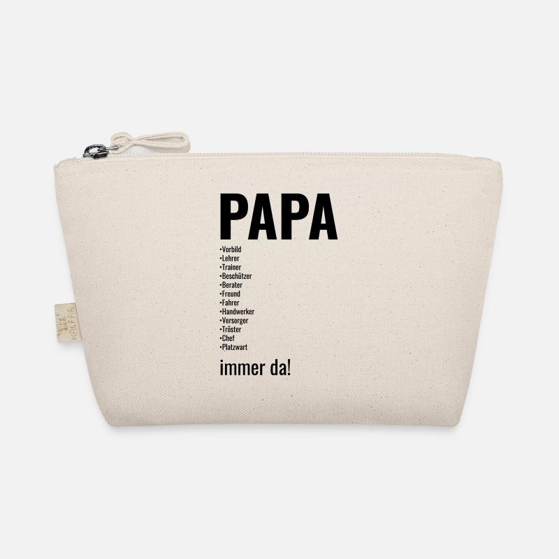 Papa, Vater, Dad, Daddy, Väter, Vatertag besterdad - Bio-Täschchen - Natur