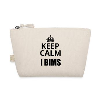 Keep Calm i bims - Bio-Täschchen - Natur - Vorne