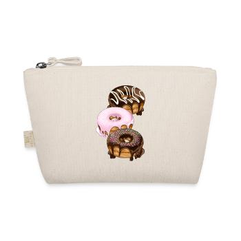 Donut donuts dessert coffee pastry illustration - Organic Pouch - nature - Front