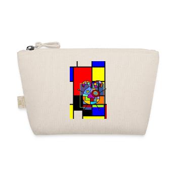 GÉOMÉTRIQUES AMOUR - Trousse biologique - nature - Devant