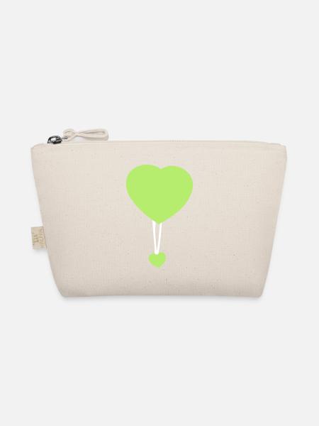 Coeurs en parachute - Trousse biologique - nature - Devant