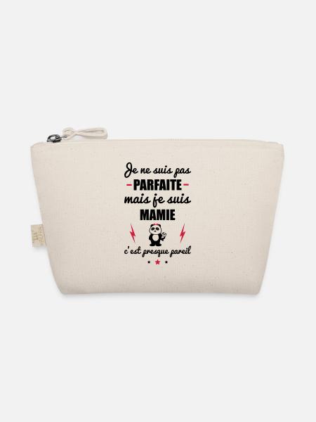 pas parfaite mais mamie, fêtes des grands-mères - Trousse biologique - nature - Devant