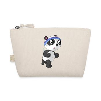 Fitness Panda - Bio-Täschchen - Natur - Vorne