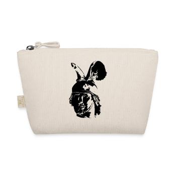 Head of the Hermann Monument - monochrome, simple - Organic Pouch - nature - Front