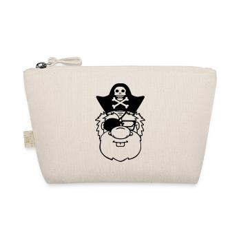 tête visage pirate capitaine marin marin marin sae - Trousse biologique - nature - Devant
