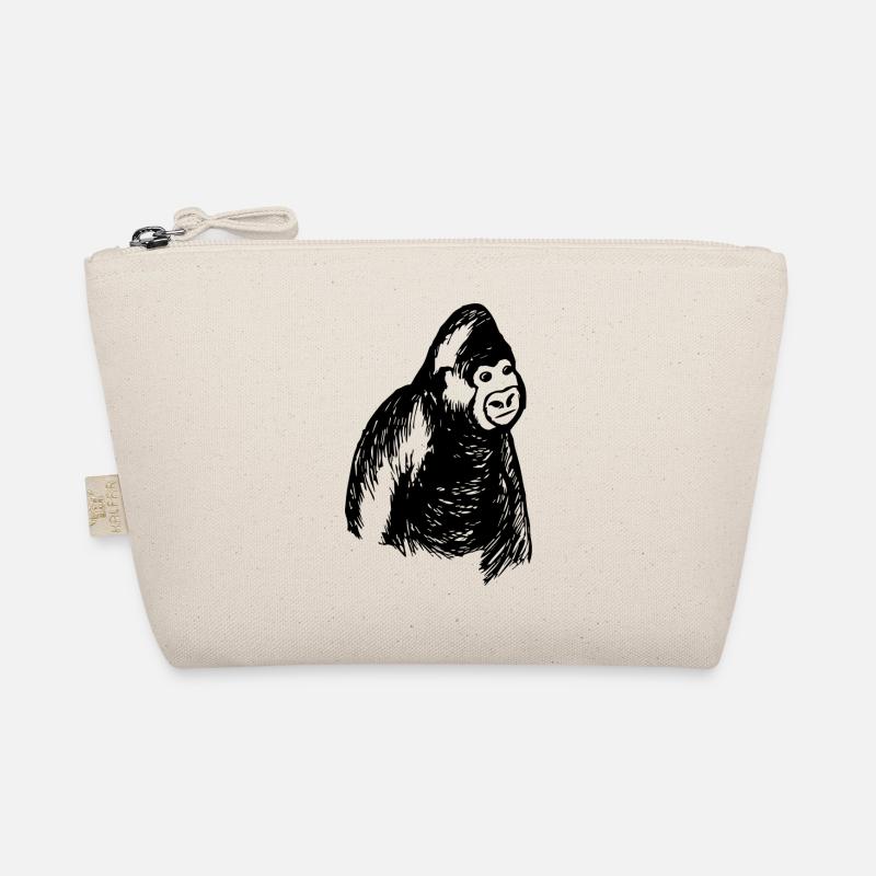 Gorilla - Bio-Täschchen - Natur