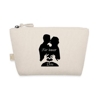 Liebe Paar Partner Ehe Valentinstag Geschenk - Bio-Täschchen - Natur - Vorne