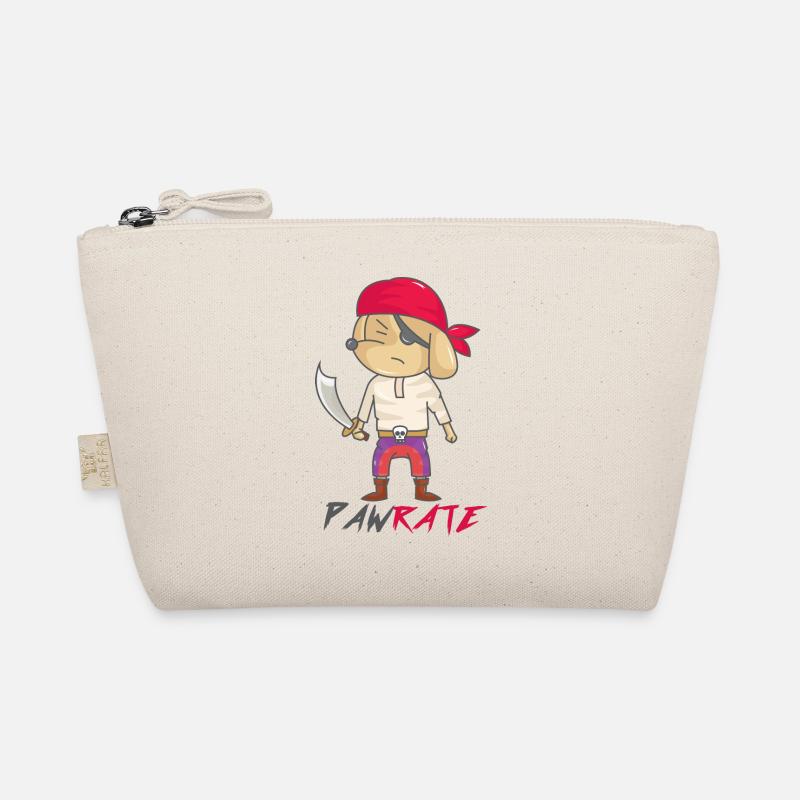 Dog Pirate Pirate Sword Skull Gift Organic Pouch