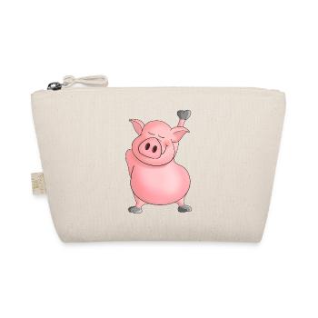 Schwein - Bio-Täschchen - Natur - Vorne