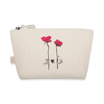 poppies and love - Organic Pouch - nature - Front
