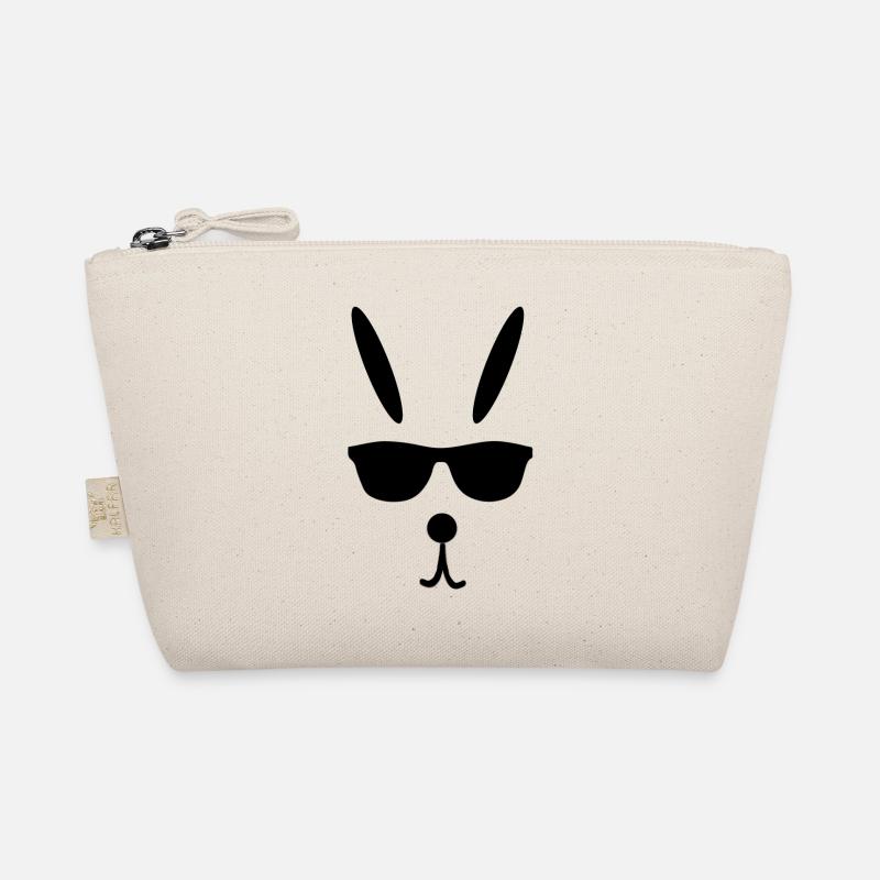 Rabbit Cool Easter Easter Organic Pouch