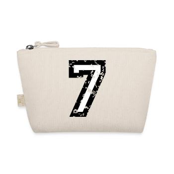 Le numéro sept- No. 7 (deux couleurs) blanc - Trousse biologique - nature - Devant