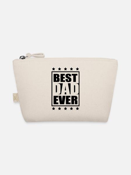 Cool Best Dad Ever Logo-Design - Trousse biologique - nature - Devant