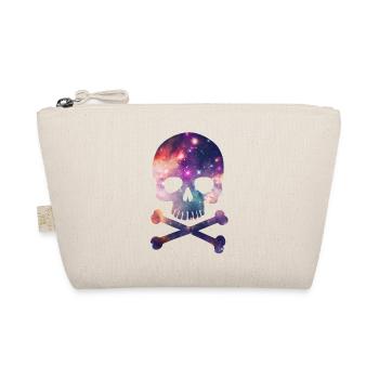 Pink / Purple Universe - Space - Galaxy Skull - Bio-Täschchen - Natur - Vorne