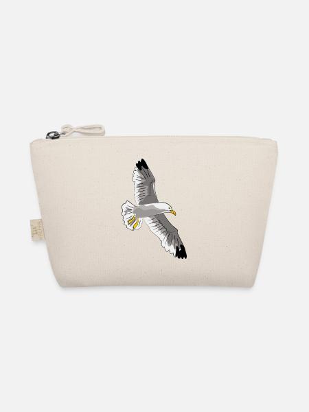 fliegende möwe vogel urlaub - Bio-Täschchen - Natur
