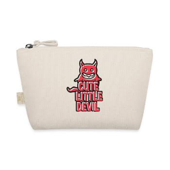 Cute Little Devil - Bio-Täschchen - Natur - Vorne