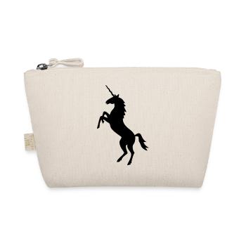 Einhorn Pferd Fantasie - Bio-Täschchen - Natur - Vorne