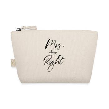 Mrs. always Right - Bio-Täschchen - Natur - Vorne