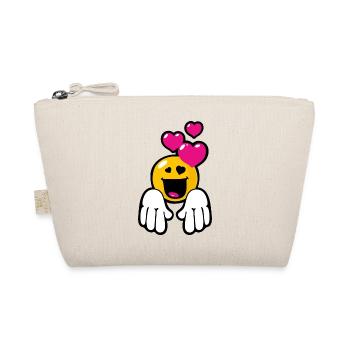Smile Love Attraction - Organic Pouch - nature - Front