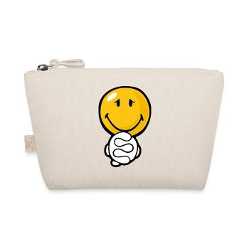 Smiley Plead - Organic Pouch - nature - Front