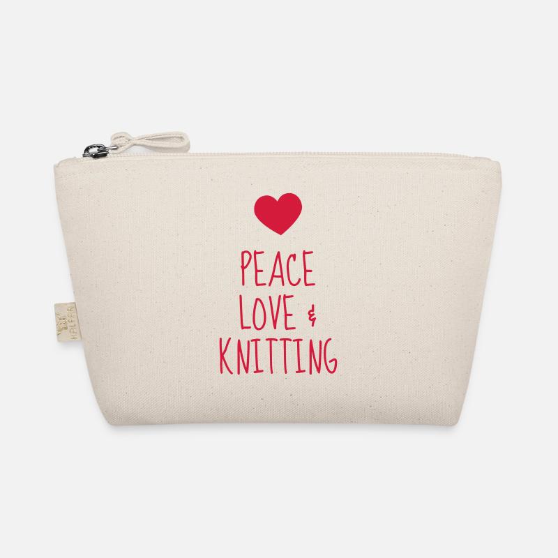 Stricken / stricker / Sticken / mode Bio-Täschchen