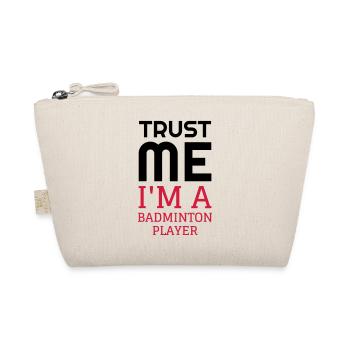 Badminton / Badminton Player / Birdie / Sport - Bio-Täschchen - Natur - Vorne