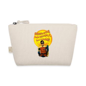 DC Comics Batman Robin Heilige Ravioli Spruch - Bio-Täschchen - Natur - Vorne