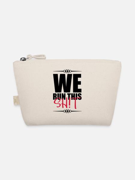 we run this design - Bio-Täschchen - Natur - Vorne
