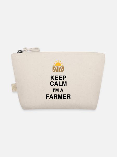 Agriculture Farming Farmer Agriculteur Landwirt - Organic Pouch - nature - Front
