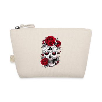 Skull with roses - Organic Pouch - nature - Front
