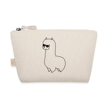 cool_lama_01 - Organic Pouch - nature - Front