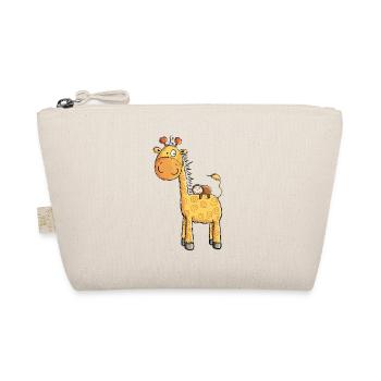Mignonne girafe avec paresse I Bande dessinée d'animaux sauvages - Trousse biologique - nature - Devant