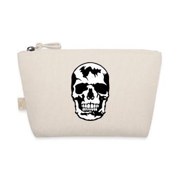 skull skeleton skull skull - Organic Pouch - nature - Front