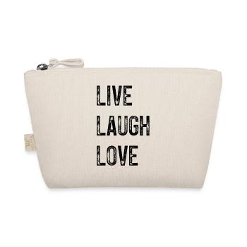LIVE LAUGH LOVE SPEECH - Organic Pouch - nature - Front