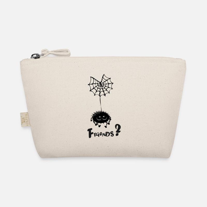 spider svg - Organic Pouch - nature