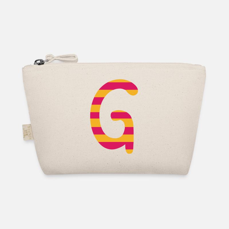 Letter G - Organic Pouch - nature