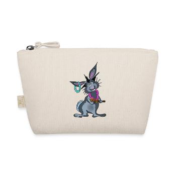 Charlie the bunny plays the ukulele - Organic Pouch - nature - Front