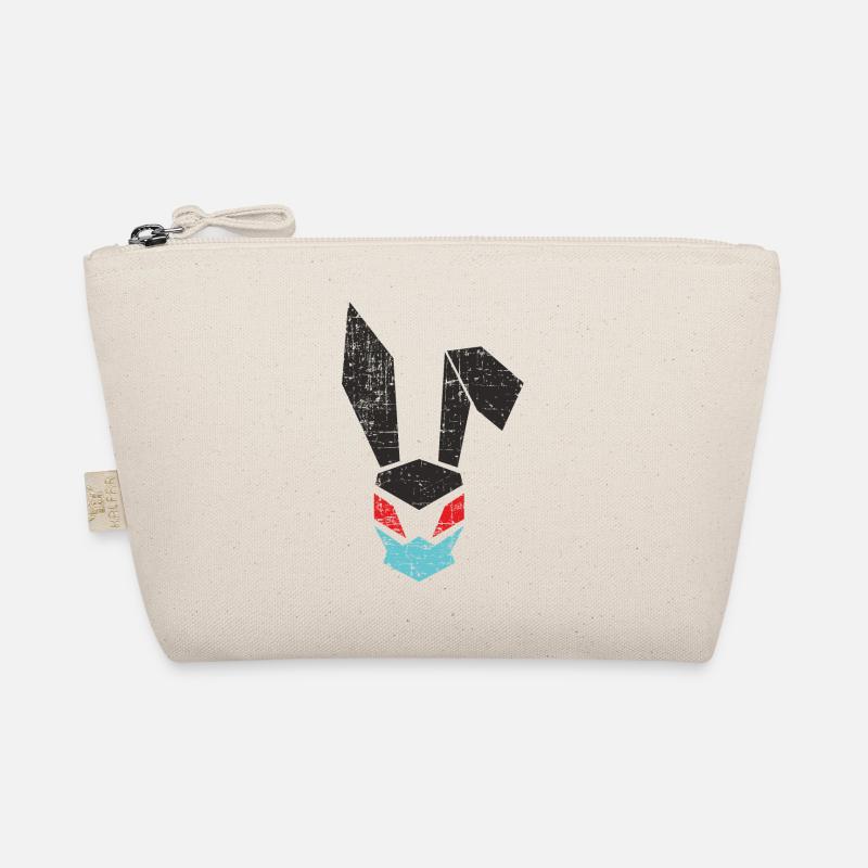 Crazy Easter with MNS mask - geometric Organic Pouch