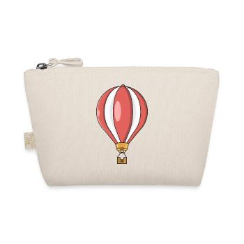 Hot air balloon, red hot air balloon, balloon - Organic Pouch - nature - Front