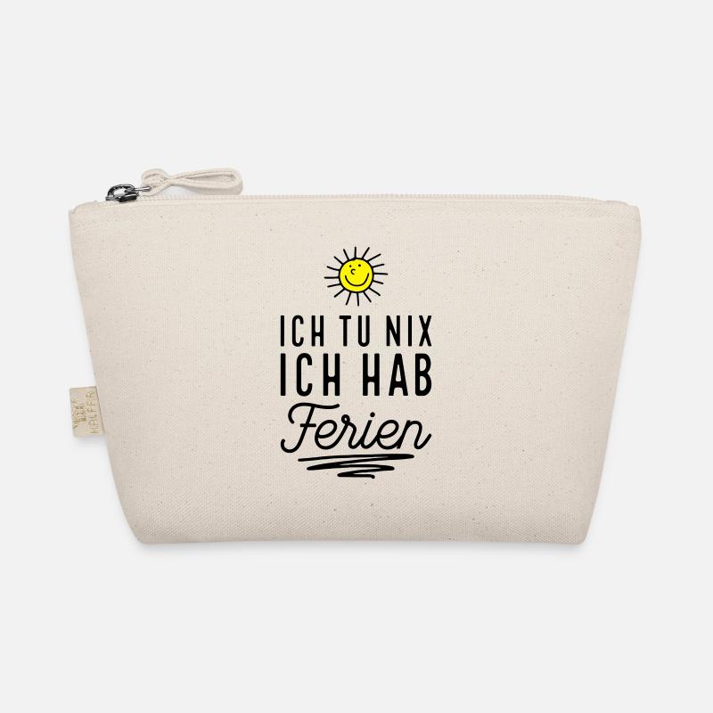 Endlich Ferien - Bio-Täschchen - Natur