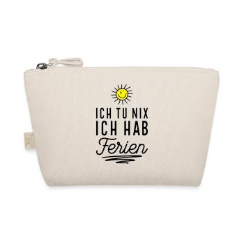 Endlich Ferien - Bio-Täschchen - Natur - Vorne