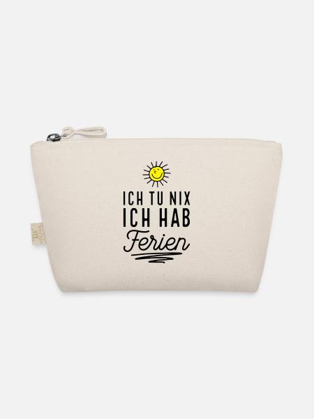 Endlich Ferien - Bio-Täschchen - Natur