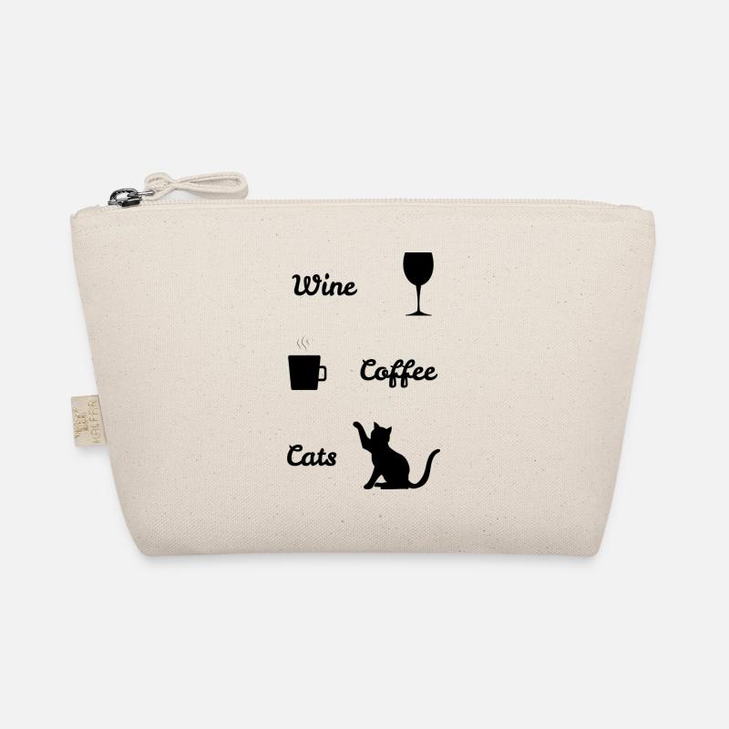 WINE COFFEE CATS :: GESCHENK Bio-Täschchen