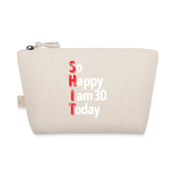 30s Statement Birthday 30 Years Old - Organic Pouch - nature - Front